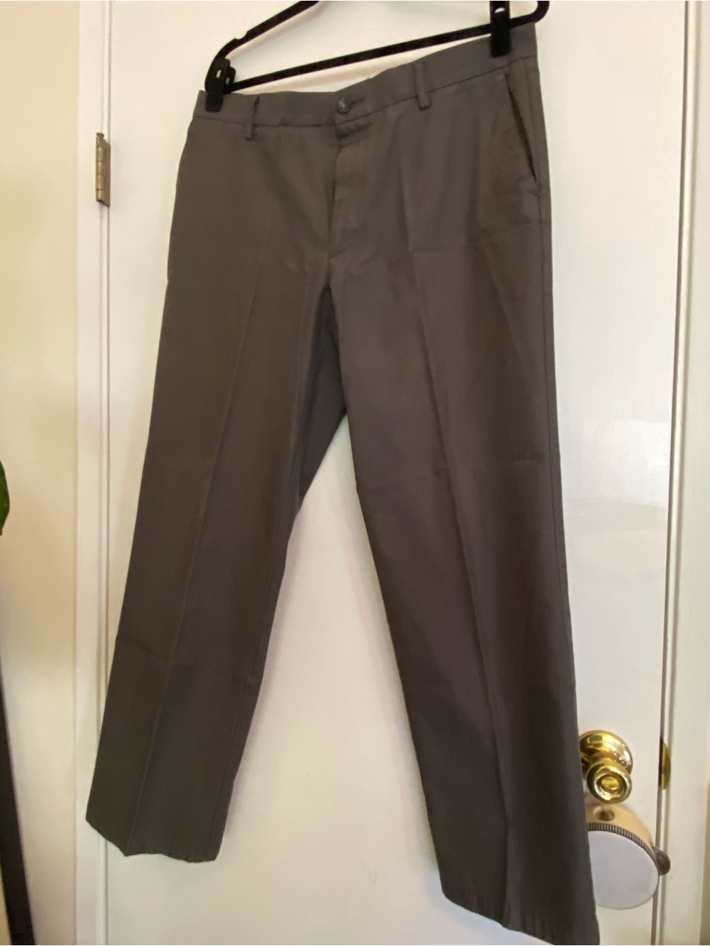 Dockers Men's Dress Pants in Grey Stripe